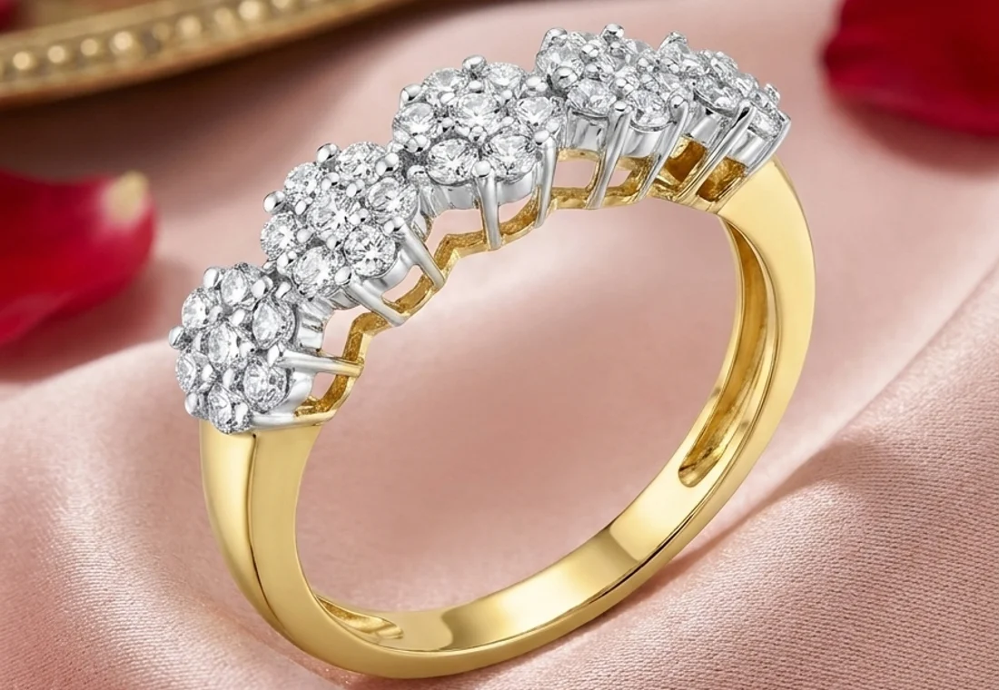 AI generated creative jewellery campaign sample